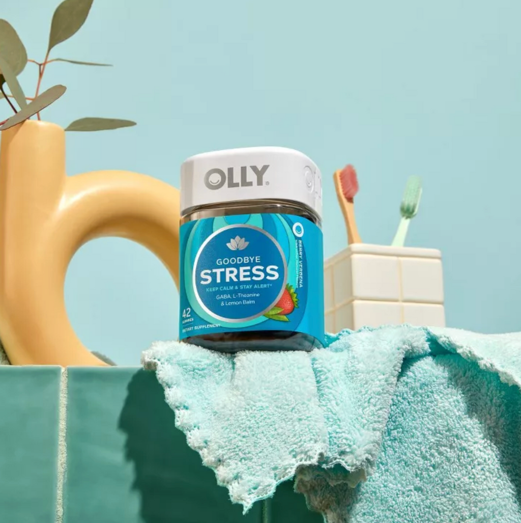 OLLY GOODBYE STRESS GUMMIES WITH GABA, L-THEANINE & LEMON BALM - BERRY VERBENA