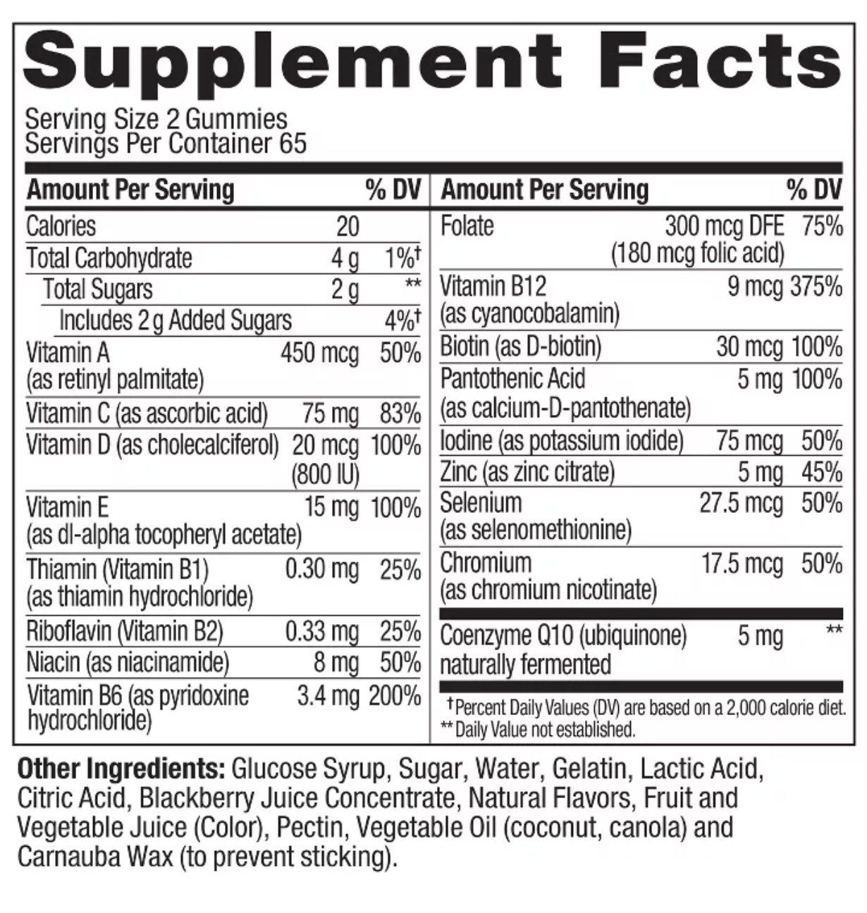OLLY MEN'S MULTIVITAMIN GUMMIES