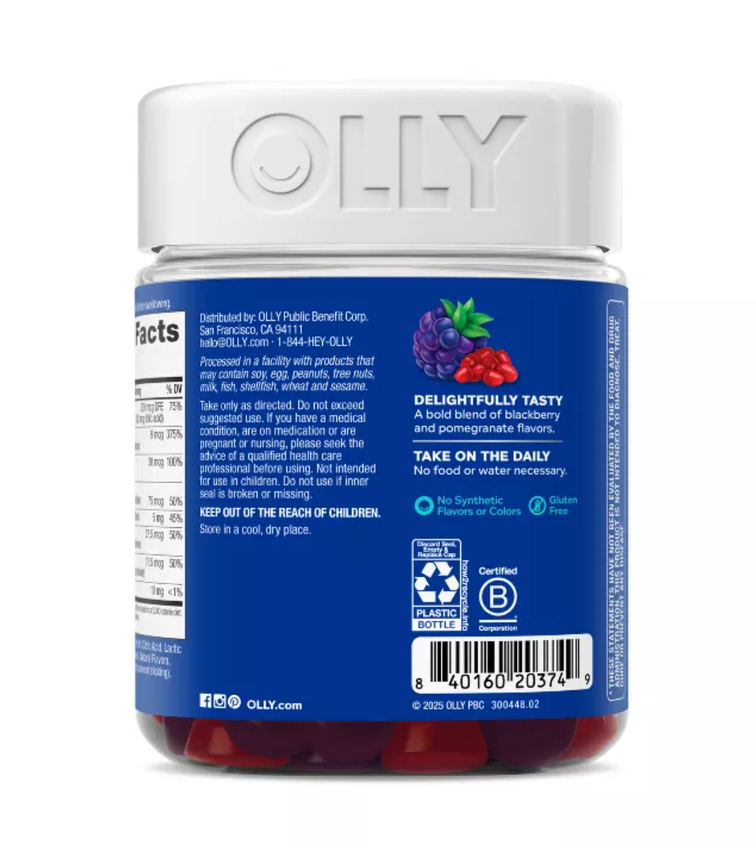 OLLY MEN'S MULTIVITAMIN GUMMIES