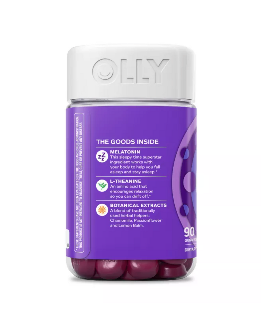OLLY RESTFUL SLEEP MULTIVITAMINS GUMMIES - BLACKBERRY ZEN