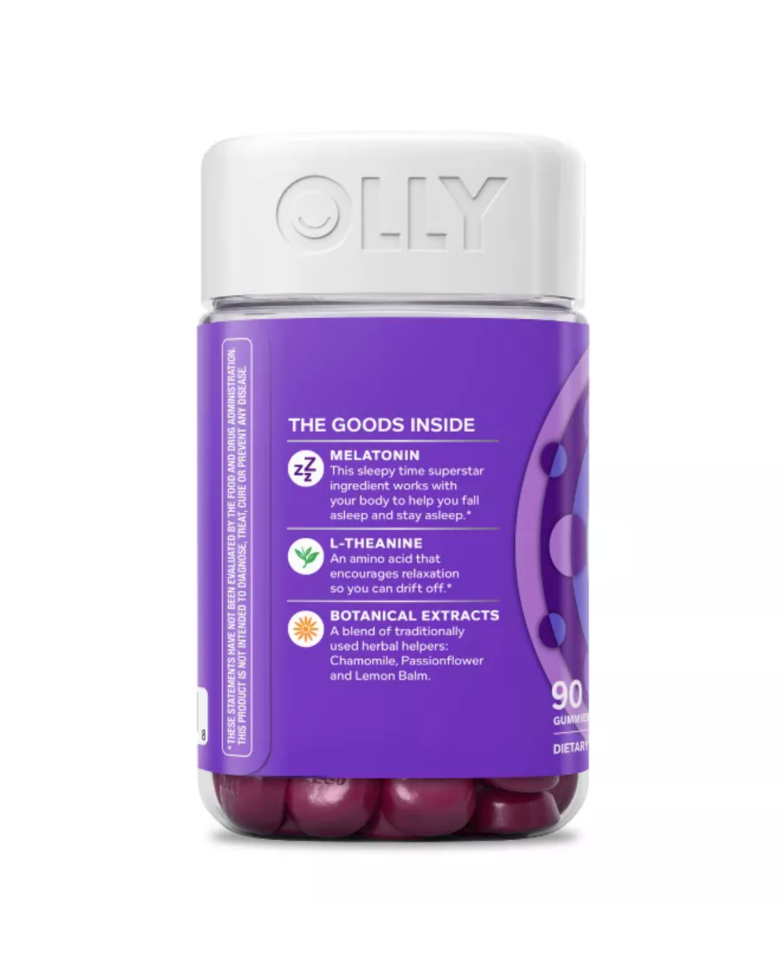 OLLY RESTFUL SLEEP MULTIVITAMINS GUMMIES - BLACKBERRY ZEN