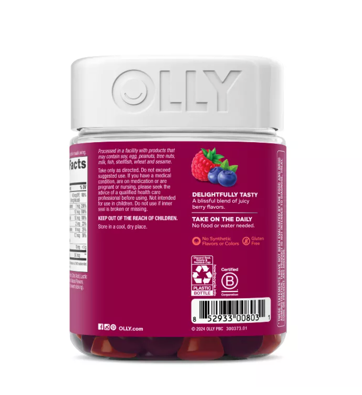 OLLY WOMEN'S MULTIVITAMIN GUMMIES - BERRY