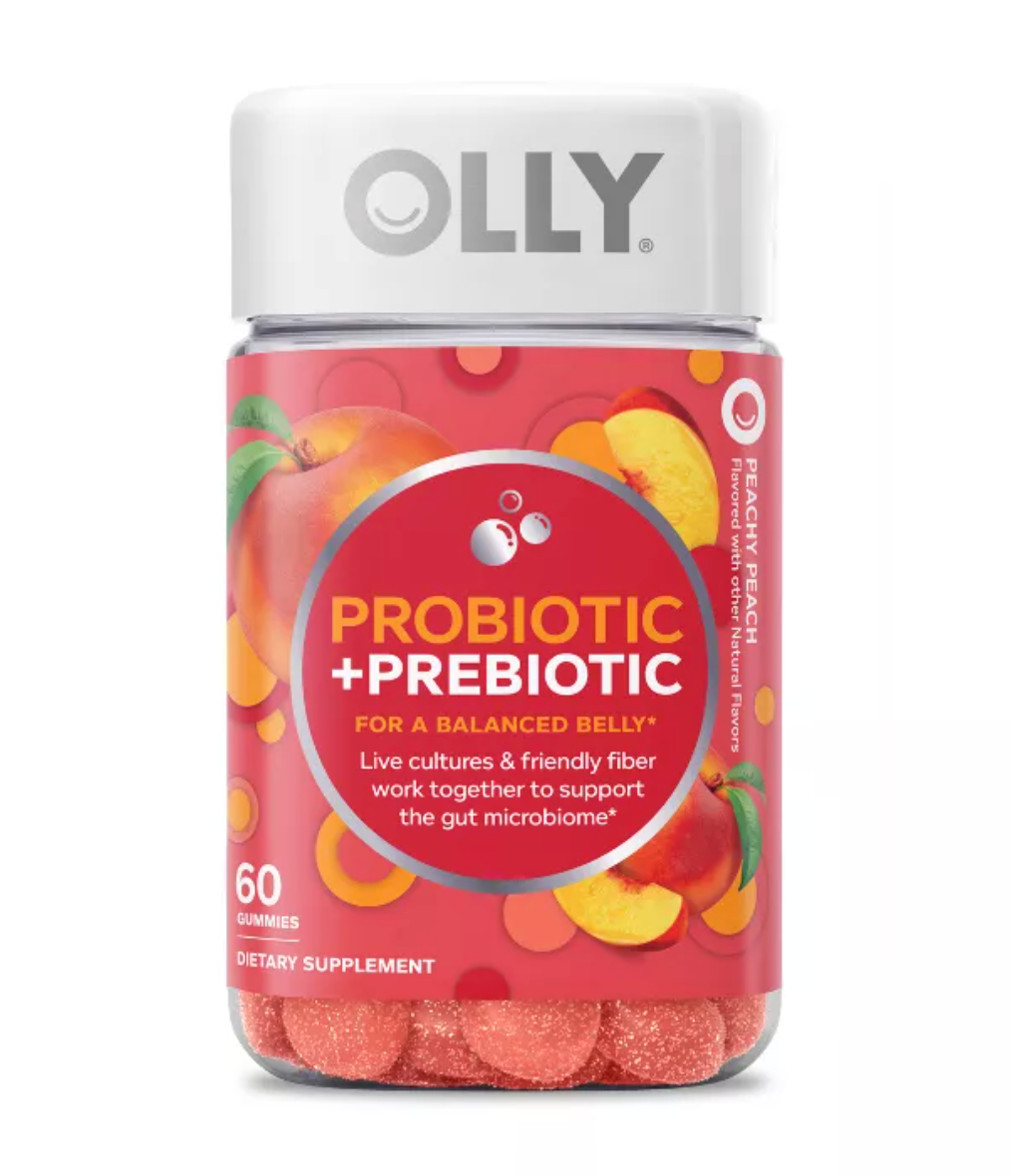 OLLY PROBIOTIC + PREBIOTIC GUMMIES - PEACHY PEACH