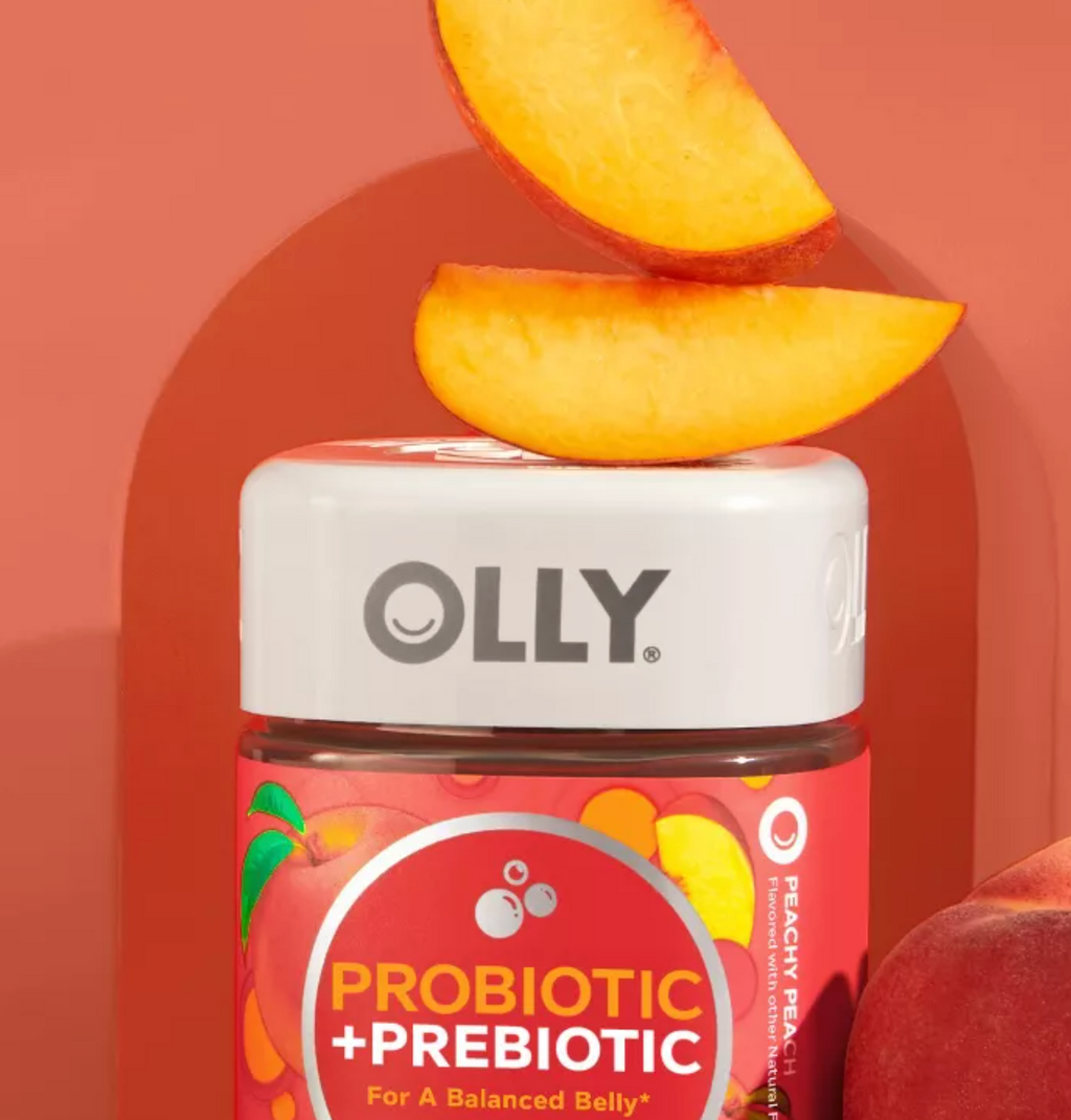 OLLY PROBIOTIC + PREBIOTIC GUMMIES - PEACHY PEACH