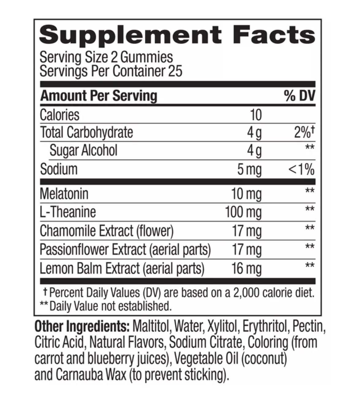 OLLY MAXIMUM SLEEP 10MG VEGAN GUMMIES - STRAWBERRY