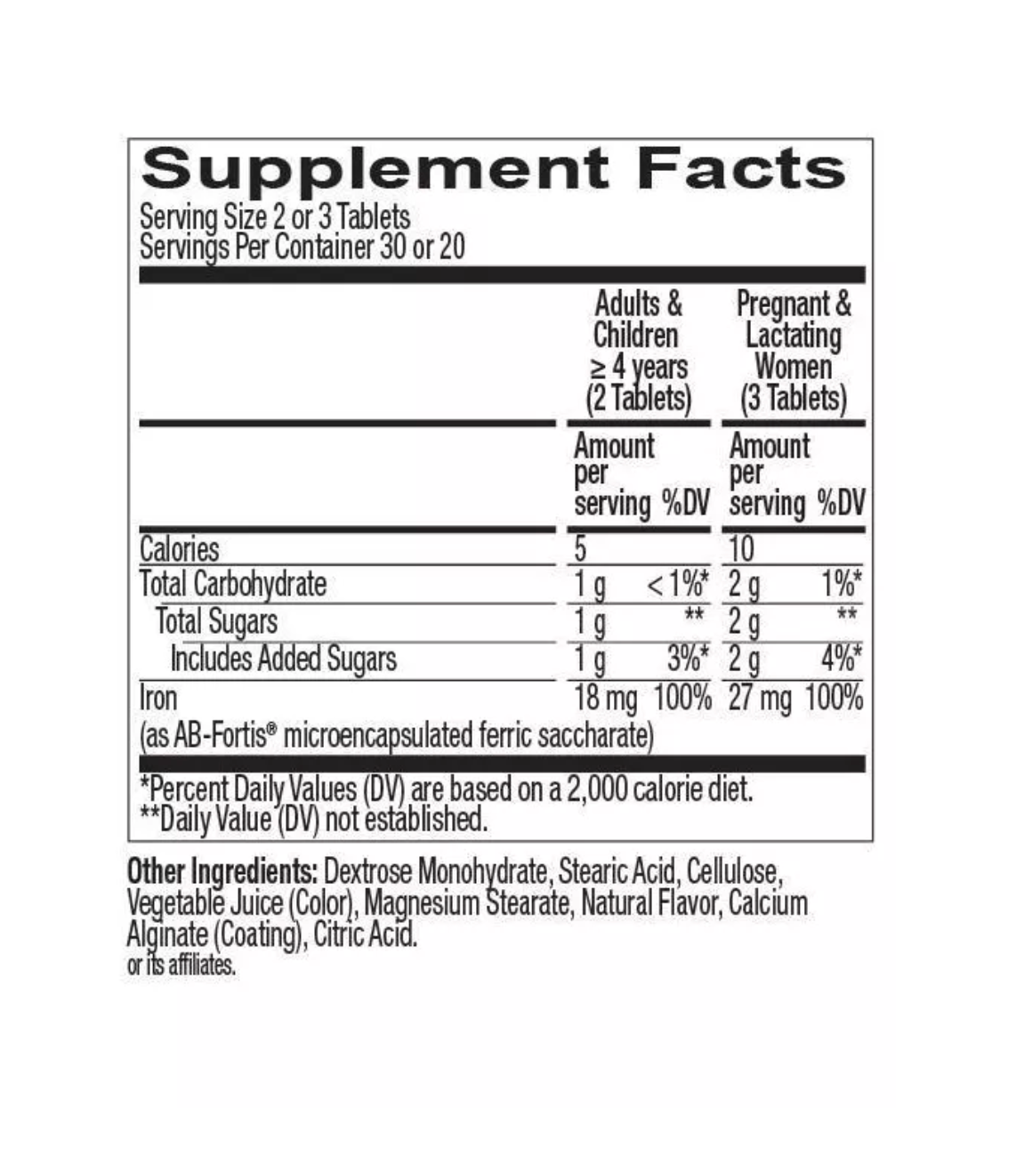 OLLY DELIGHTFUL IRON VITAMIN VEGAN CHEWABLE TABLETS