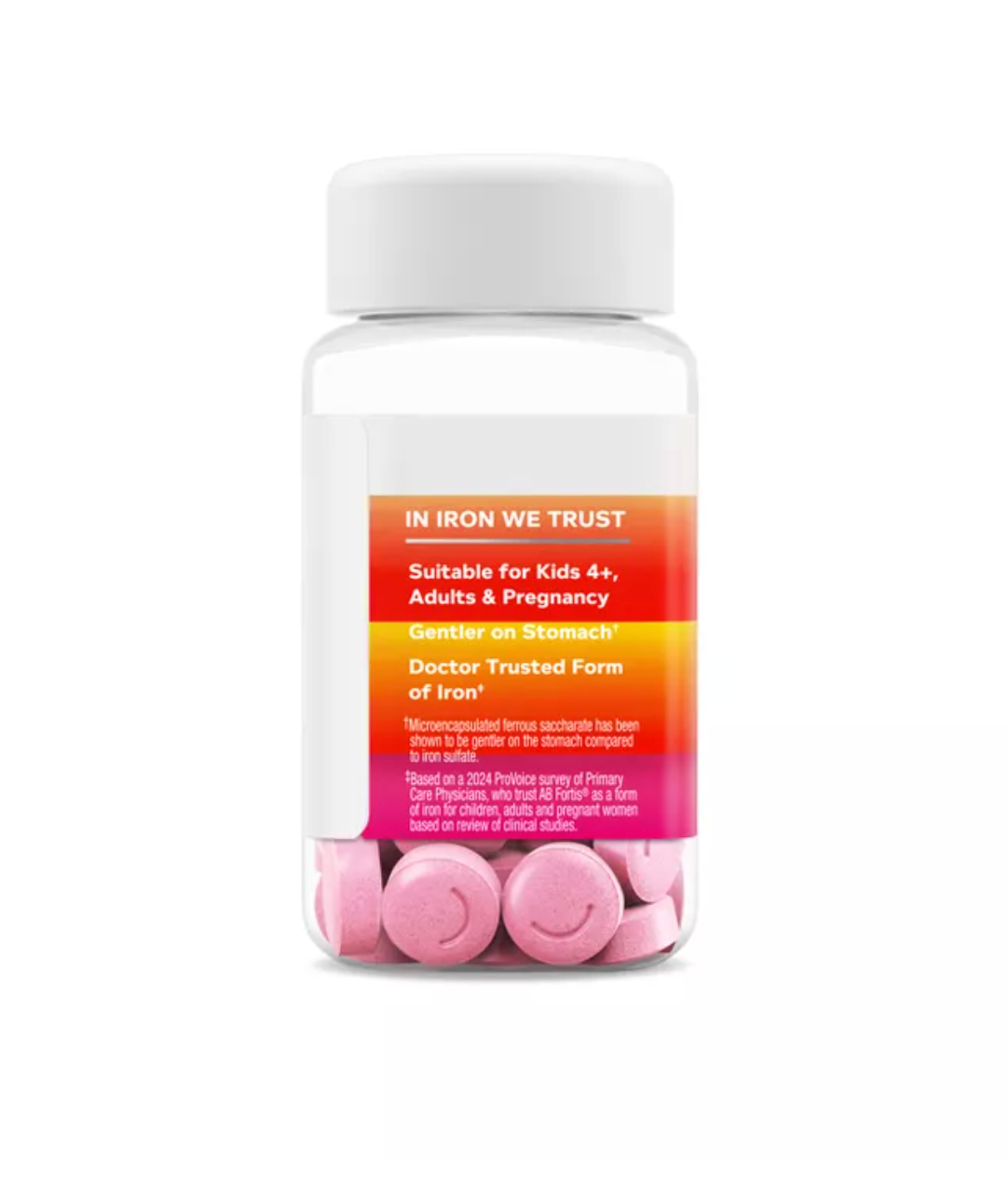 OLLY DELIGHTFUL IRON VITAMIN VEGAN CHEWABLE TABLETS