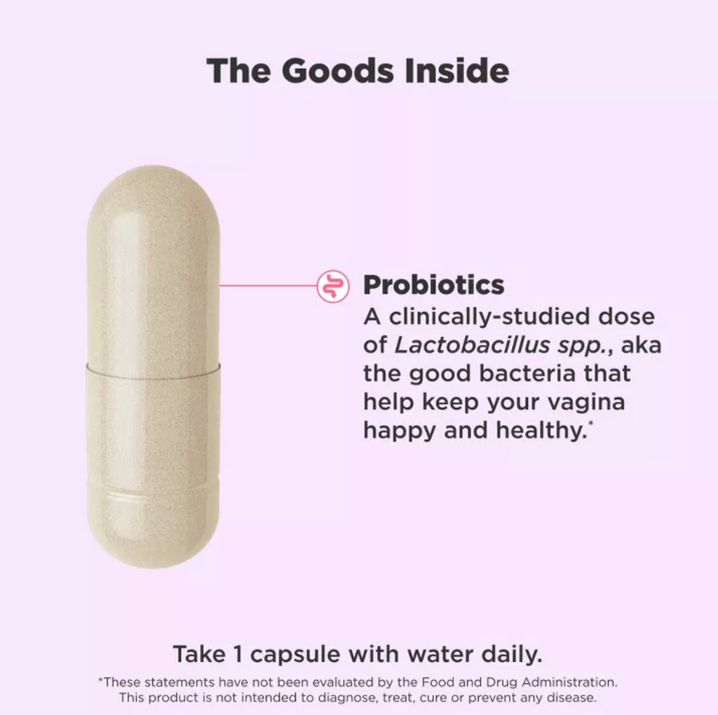 OLLY HAPPY HOO-HA PROBIOTIC CAPSULES FOR WOMEN SUPPORTS, VAGINAL HEALTH AND PH BALANCE