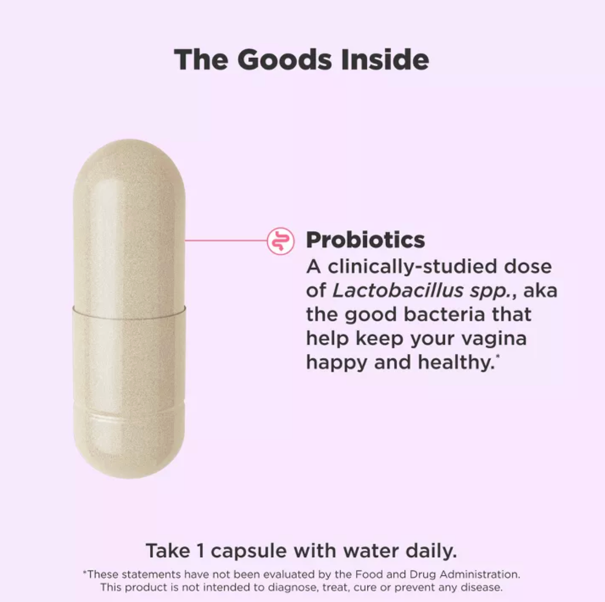 OLLY HAPPY HOO-HA PROBIOTIC CAPSULES FOR WOMEN SUPPORTS, VAGINAL HEALTH AND PH BALANCE
