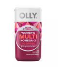 OLLY ULTRA STRENGTH WOMEN'S MULTI + OMEGA-3 DAILY VITAMIN SOFTGELS
