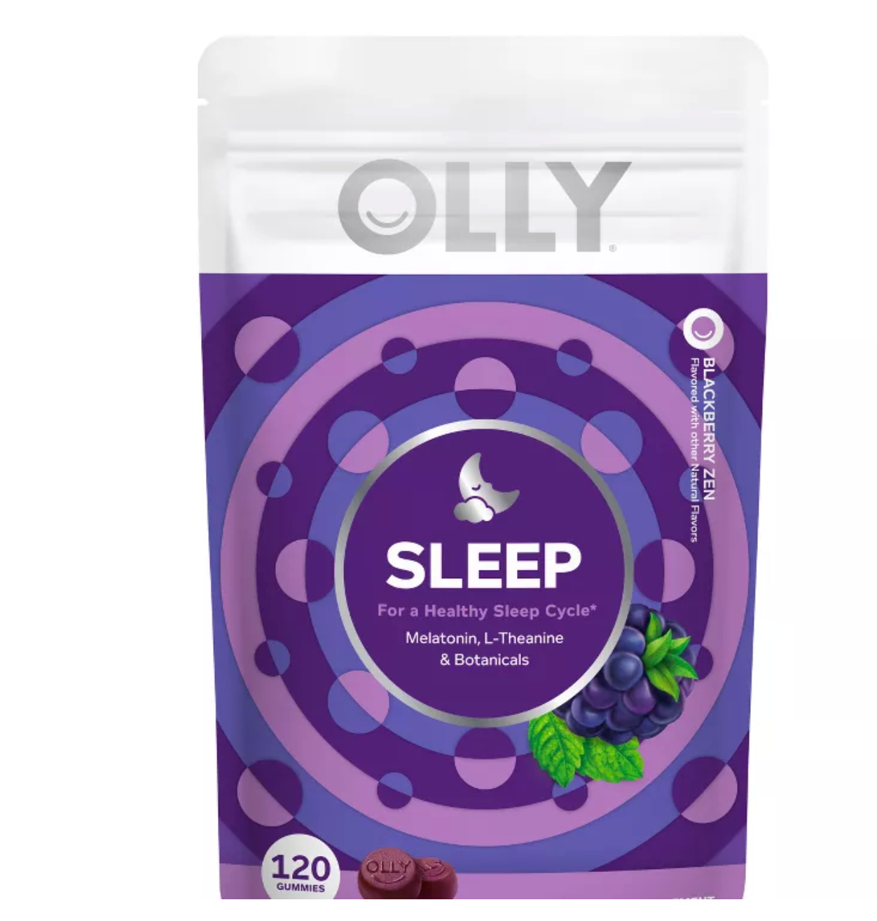OLLY 3MG MELATONIN SLEEP GUMMIES - BLACKBERRY ZEN