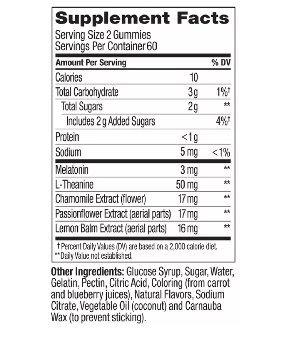 OLLY 3MG MELATONIN SLEEP GUMMIES - BLACKBERRY ZEN