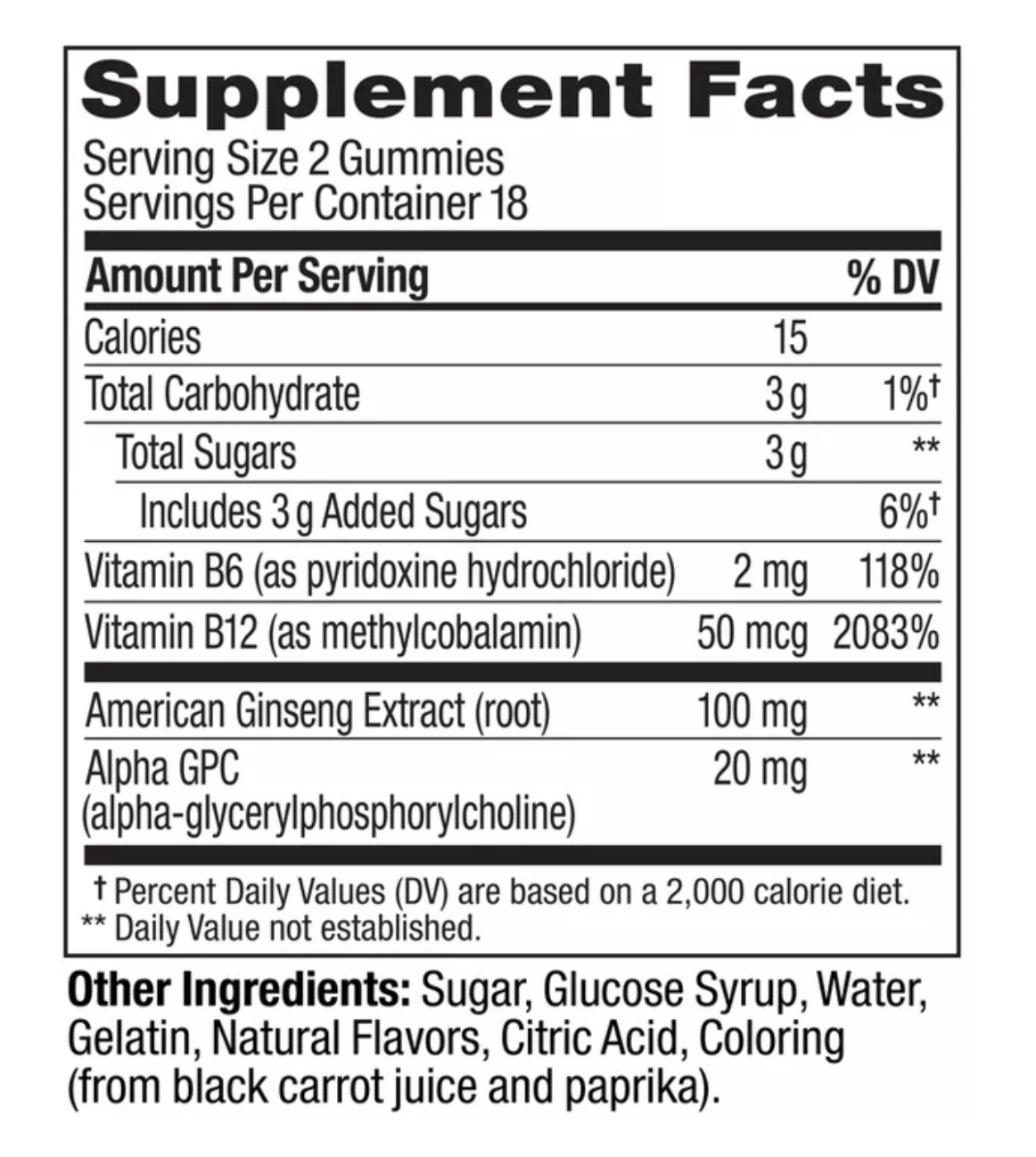 OLLY LASER FOCUS GUMMIES - BERRY TANGY TANGERINE