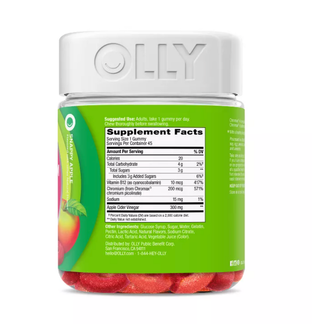 OLLY METABOLISM GUMMY RINGS