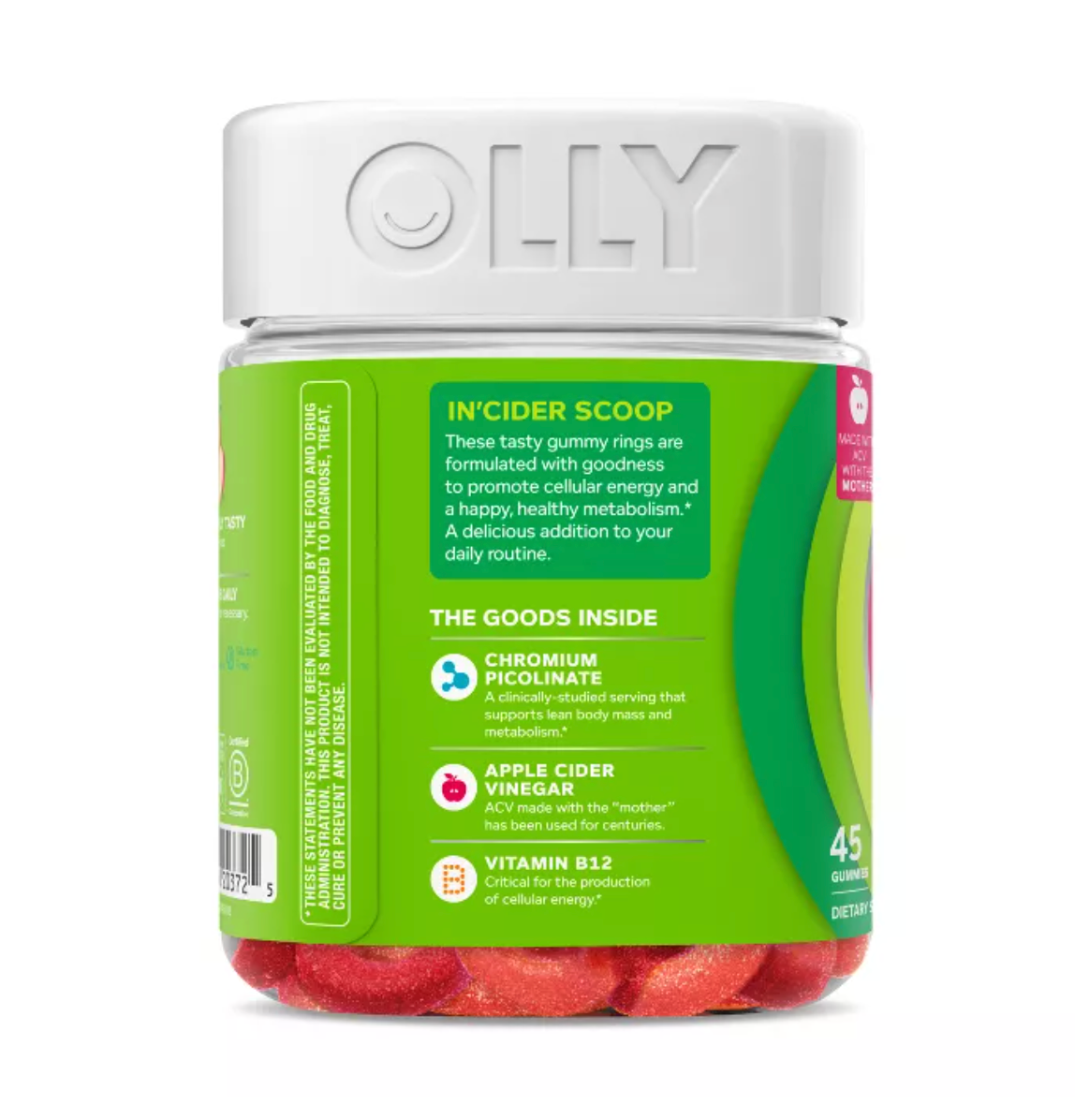 OLLY METABOLISM GUMMY RINGS