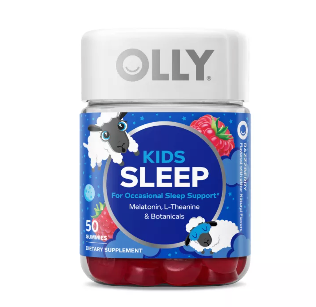 OLLY KIDS' SLEEP GUMMIES WITH .5MG MELATONIN - RASPBERRY