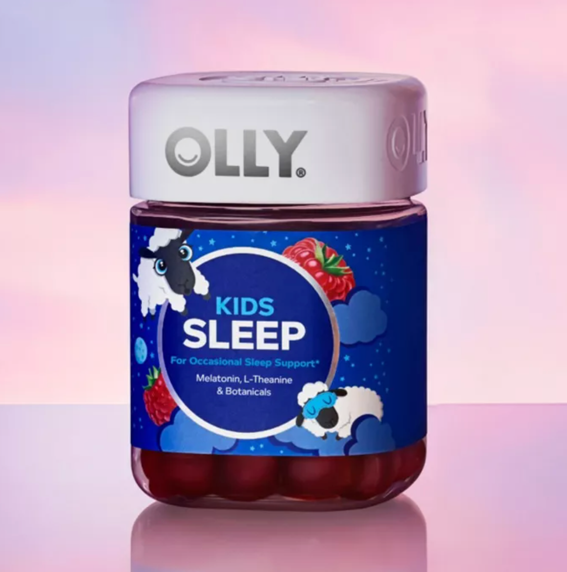 OLLY KIDS' SLEEP GUMMIES WITH .5MG MELATONIN - RASPBERRY