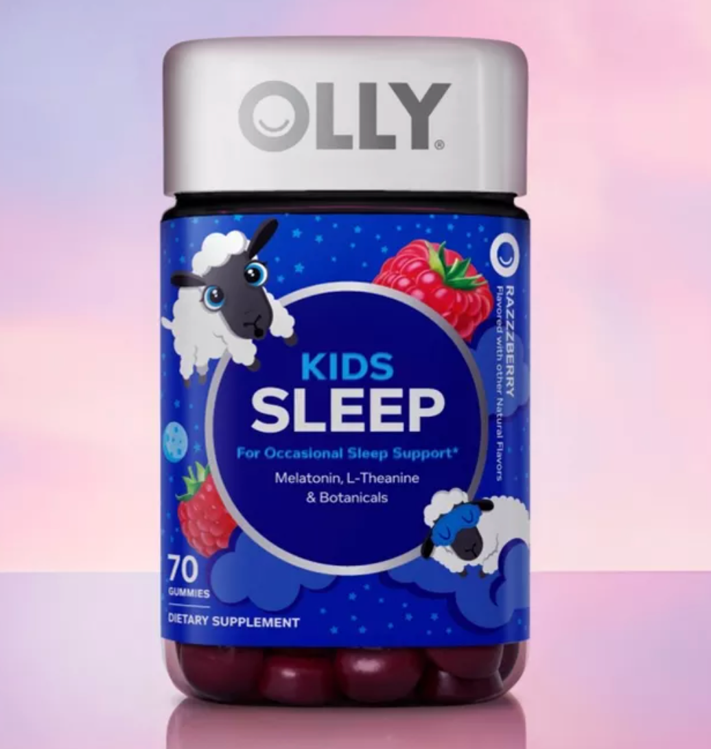 OLLY KIDS' SLEEP GUMMIES WITH .5MG MELATONIN - RASPBERRY