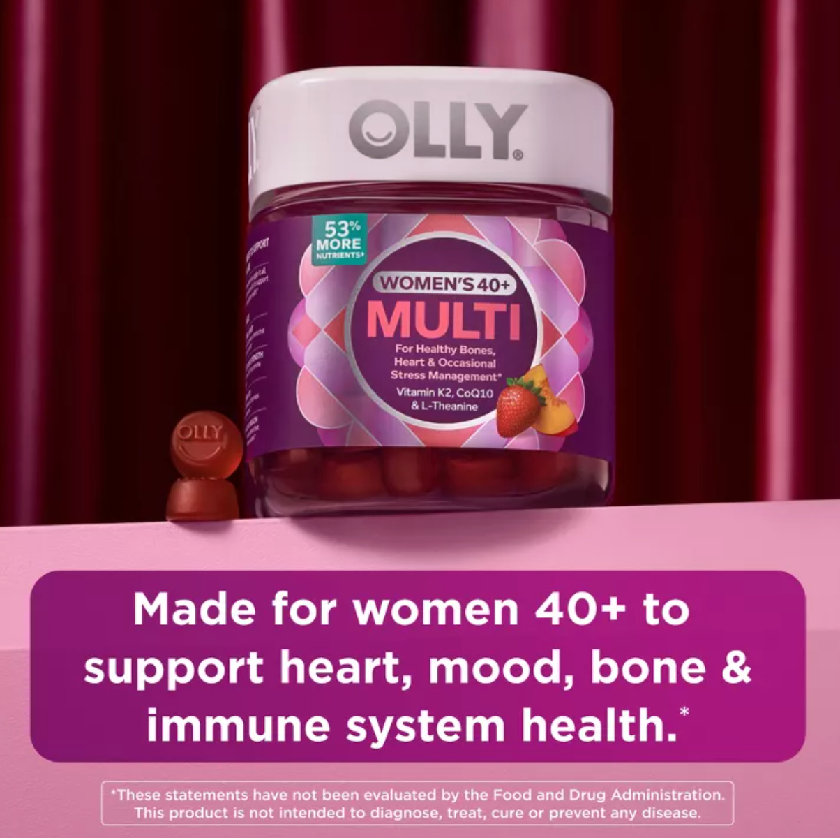 OLLY WOMEN'S 40+ MULTIVITAMIN GUMMIES