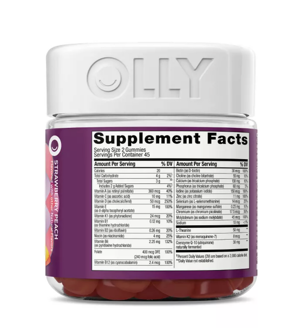 OLLY WOMEN'S 40+ MULTIVITAMIN GUMMIES