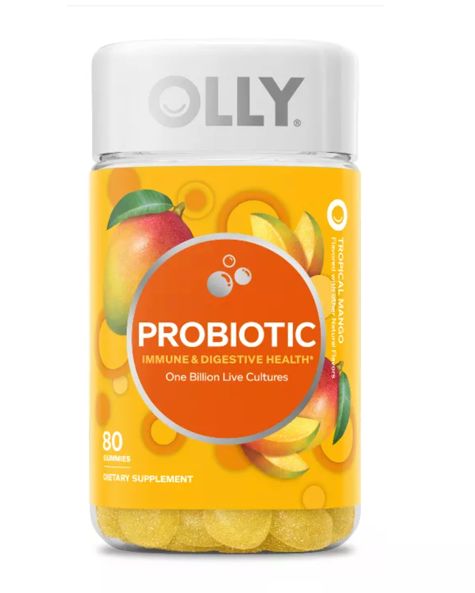 OLLY PROBIOTIC GUMMIES - TROPICAL MANGO