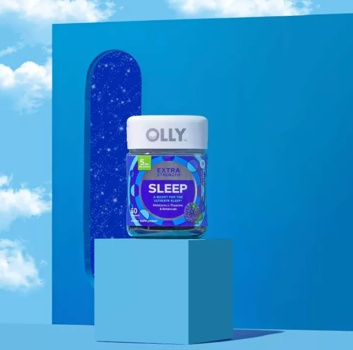 OLLY EXTRA STRENGTH SLEEP GUMMIES WITH 5MG MELATONIN - BLACKBERRY ZEN