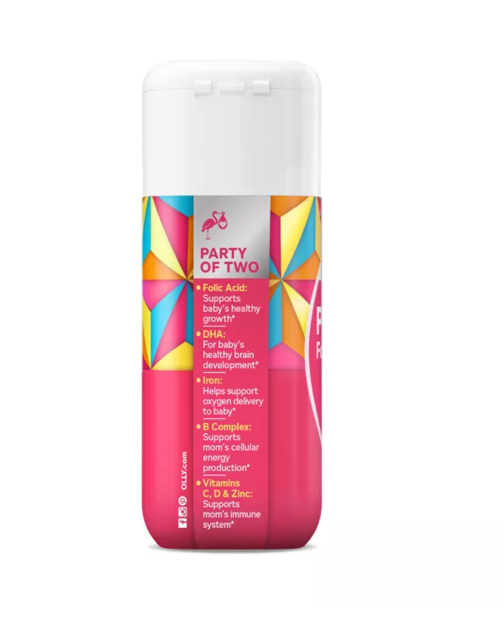 OLLY ULTRA STRENGTH PRENATAL MULTIVITAMIN SOFTGELS WITH FOLIC ACID + DHA