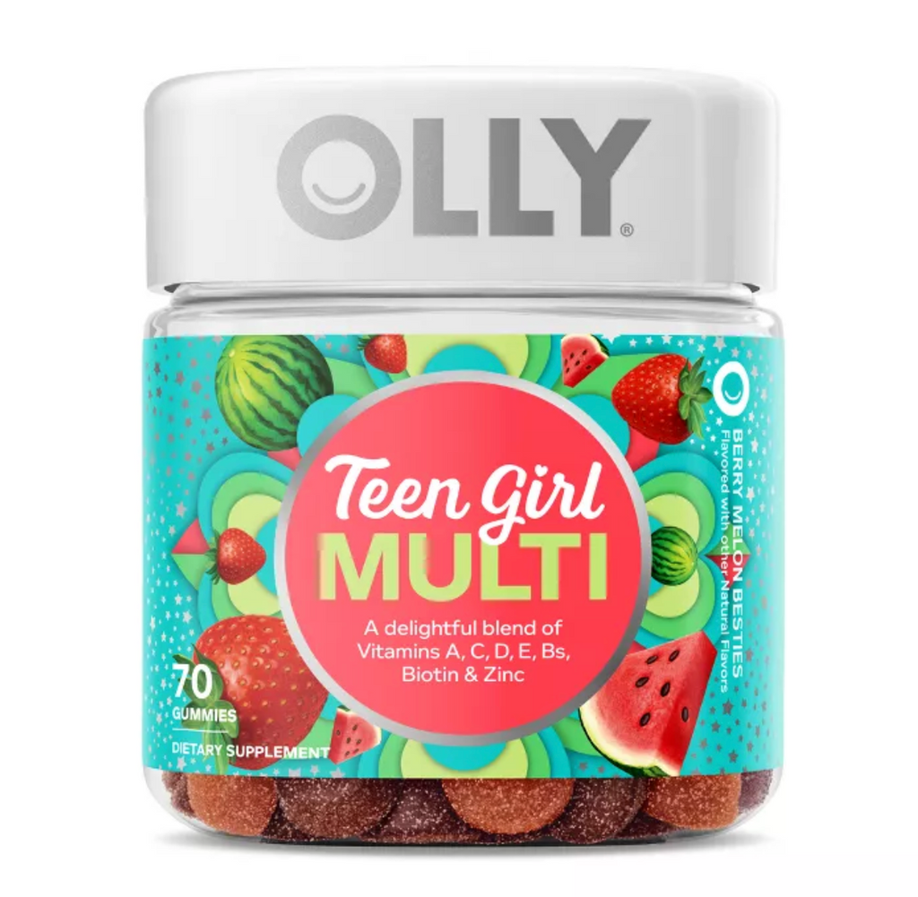 OLLY TEEN GIRL MULTIVITAMIN GUMMIES - BERRY MELON