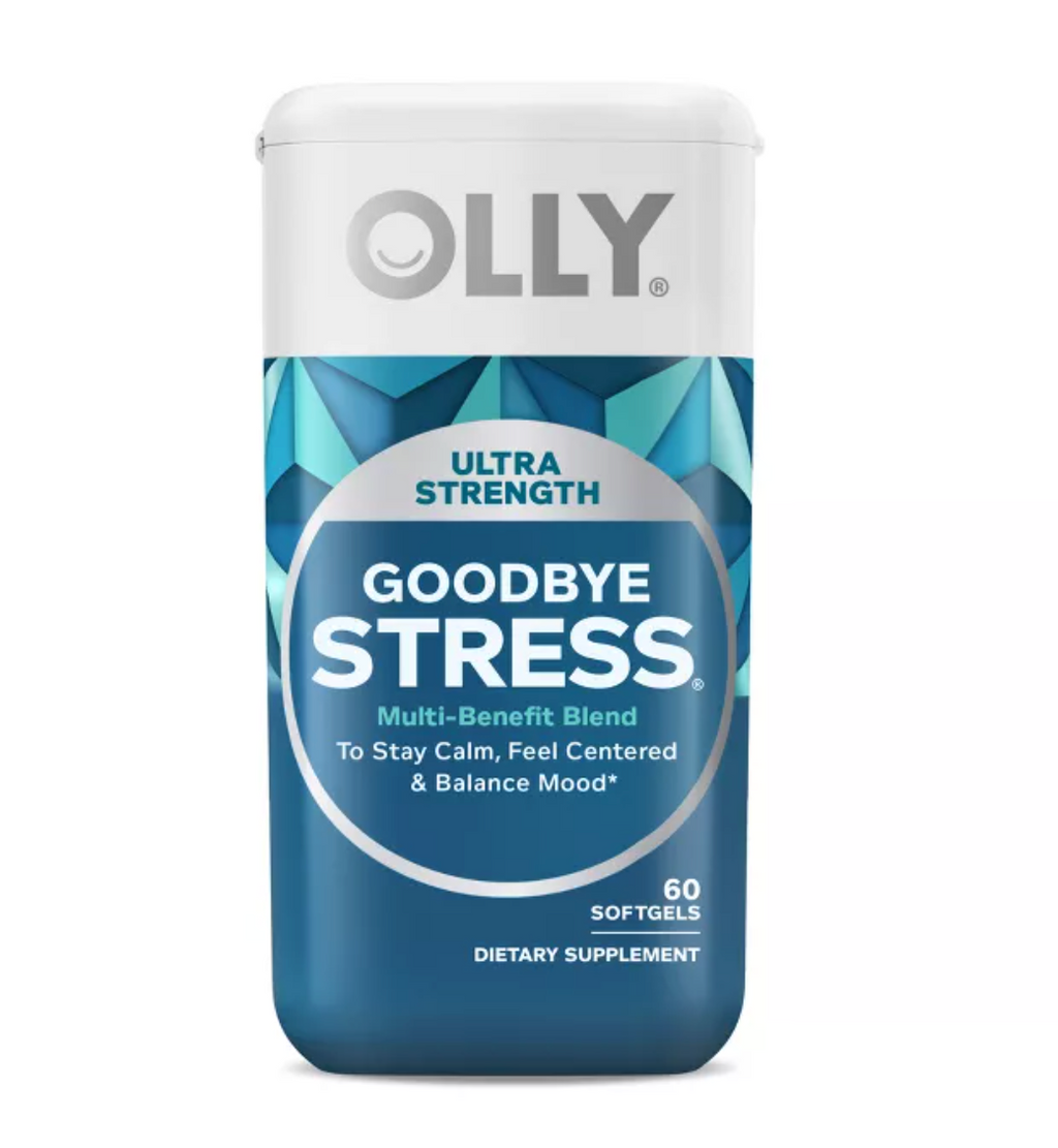 OLLY ULTRA STRENGTH GOODBYE STRESS RELIEF SOFTGELS SUPPLEMENT