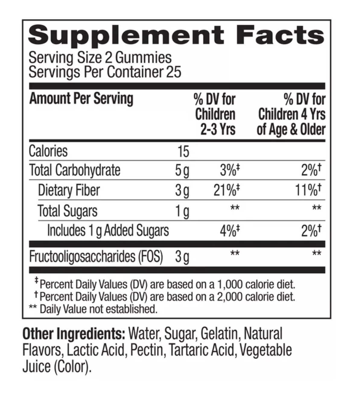 OLLY KID'S FRIENDLY FIBER MULTIVITAMIN GUMMIES