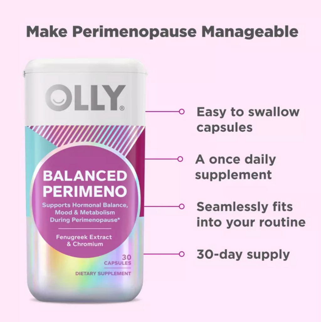 OLLY BALANCED PERIMENO MULTIVITAMIN CAPSULES