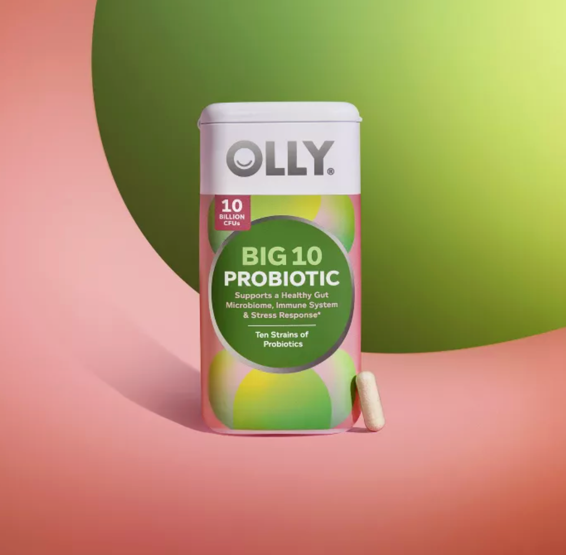 OLLY BIG 10 PROBIOTICS MULTIVITAMIN CAPSULES
