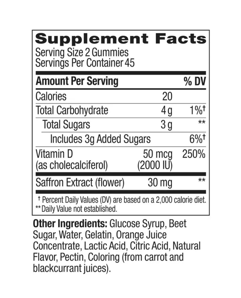 OLLY HELLO HAPPY MULTIVITAMINS GUMMIES