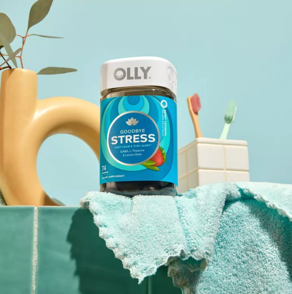 OLLY GOODBYE STRESS TALLBOY MULTIVITAMINS GUMMIES