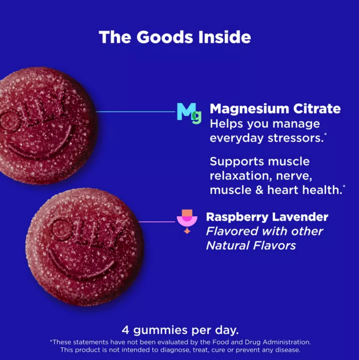 OLLY RELAXING MAGNESIUM MULTIVITAMIN GUMMIES