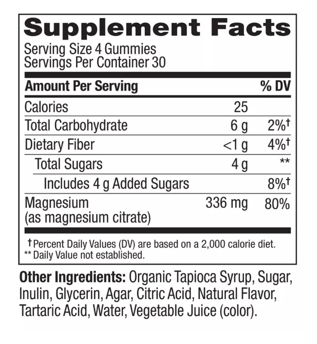 OLLY RELAXING MAGNESIUM MULTIVITAMIN GUMMIES