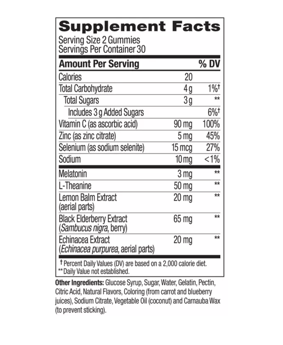 OLLY IMMUNITY + SLEEP MULTIVITAMINS GUMMIES - ELDERBERRY