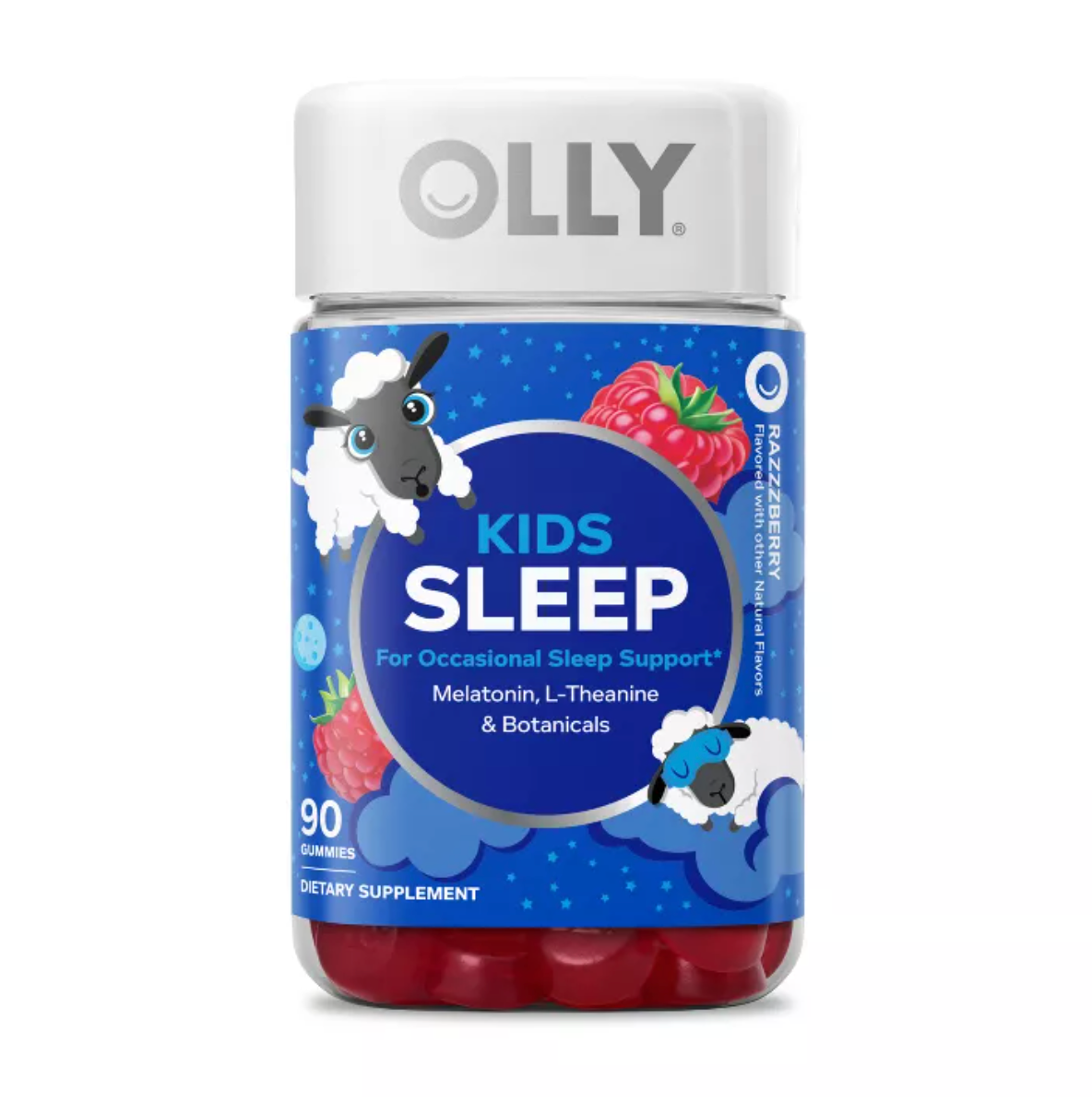 OLLY KIDS SLEEP MULTIVITAMINS GUMMIES - RAZZZBERRY