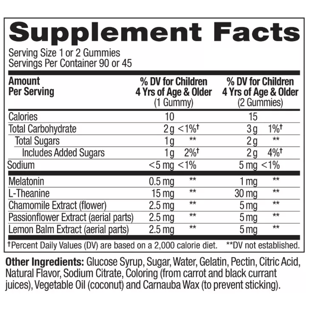 OLLY KIDS SLEEP MULTIVITAMINS GUMMIES - RAZZZBERRY
