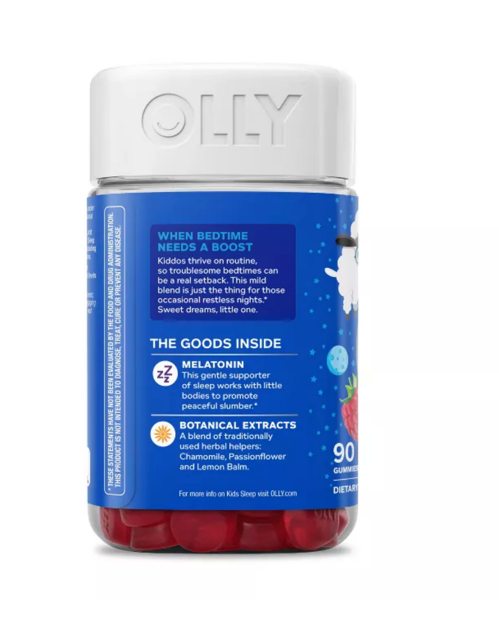 OLLY KIDS SLEEP MULTIVITAMINS GUMMIES - RAZZZBERRY