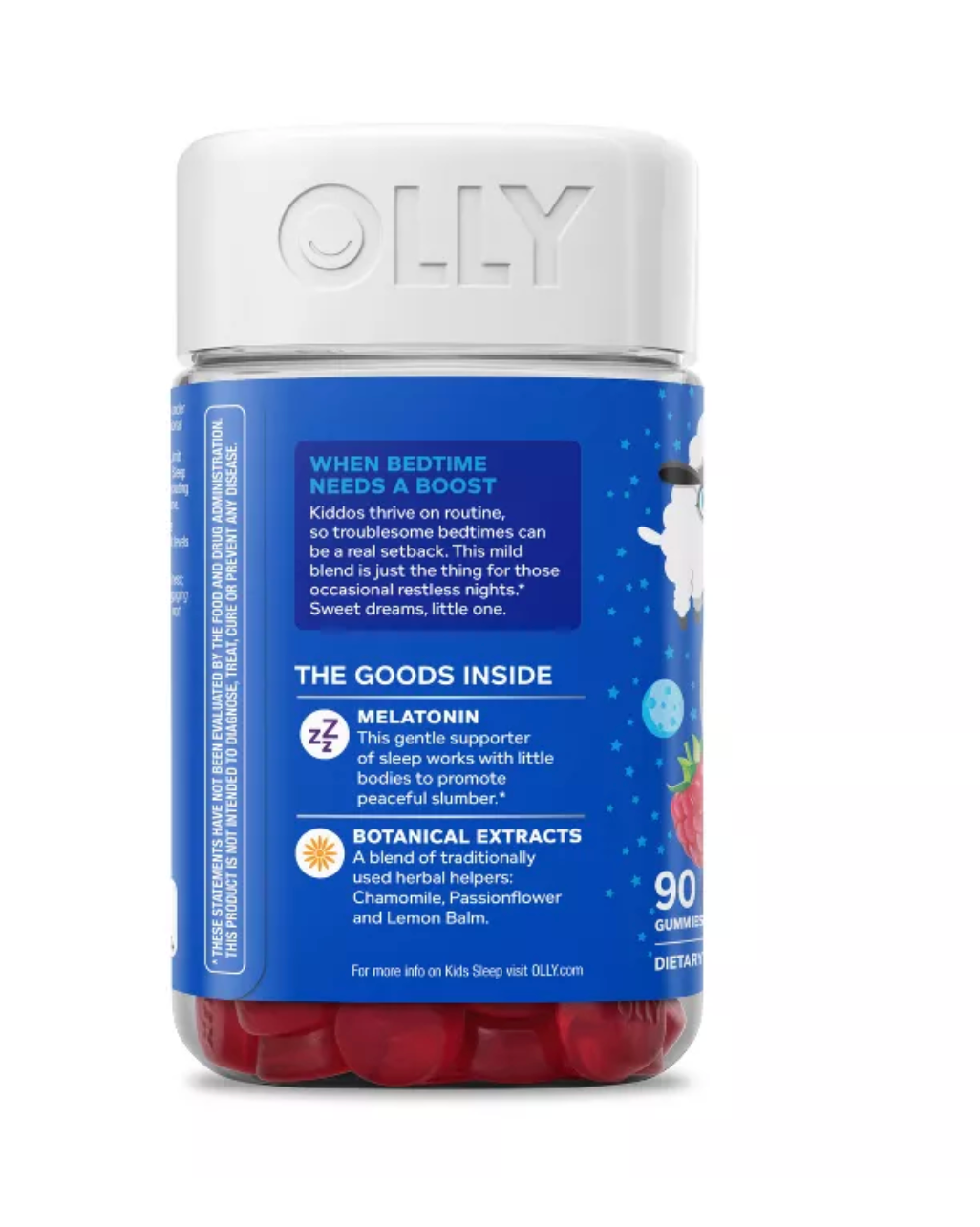 OLLY KIDS SLEEP MULTIVITAMINS GUMMIES - RAZZZBERRY