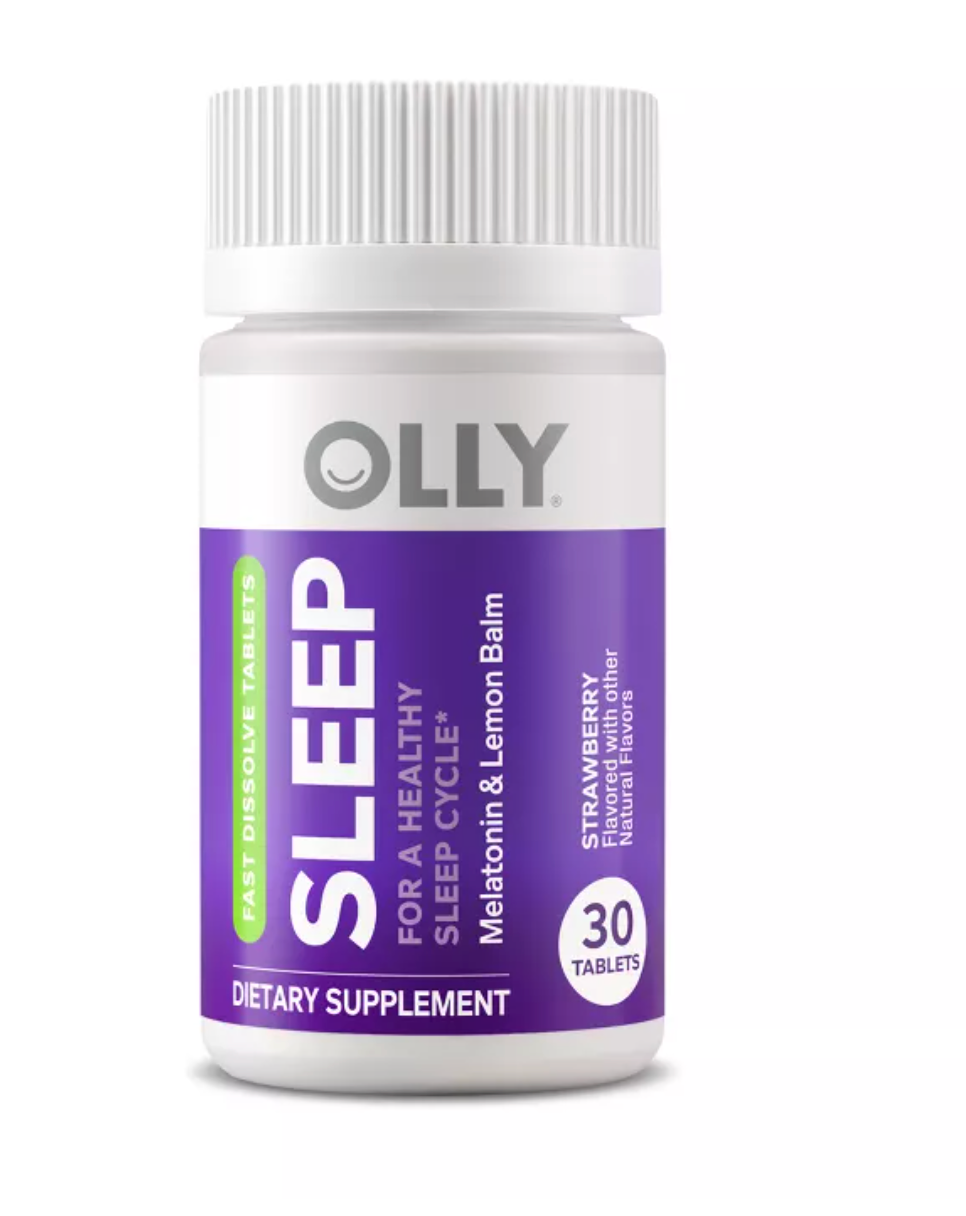 OLLY VEGAN SLEEP FAST DISSOLVES MULTIVITAMINS 3MG TABLETS