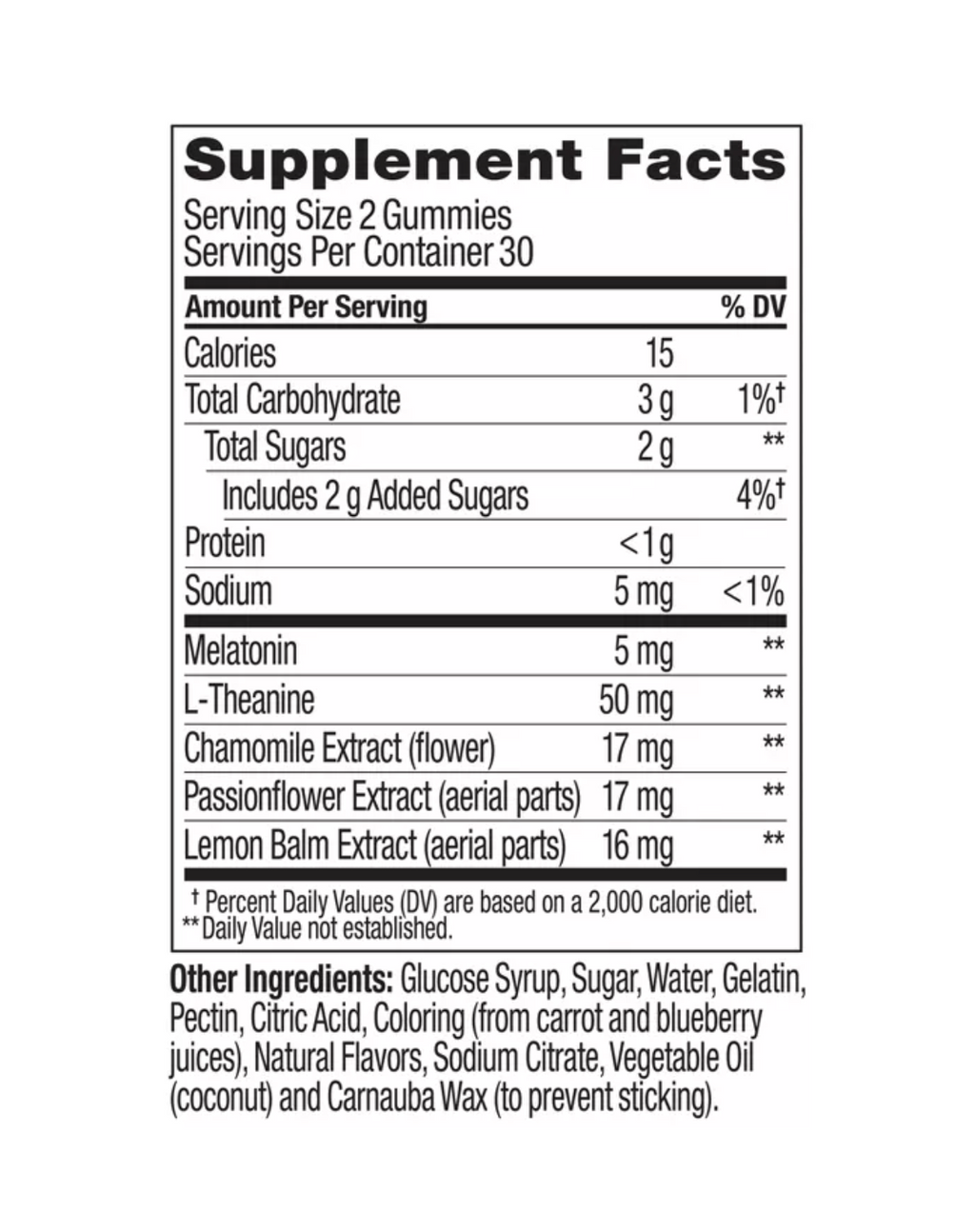 OLLY EXTRA STRENGTH SLEEP MULTIVITAMINS GUMMIES