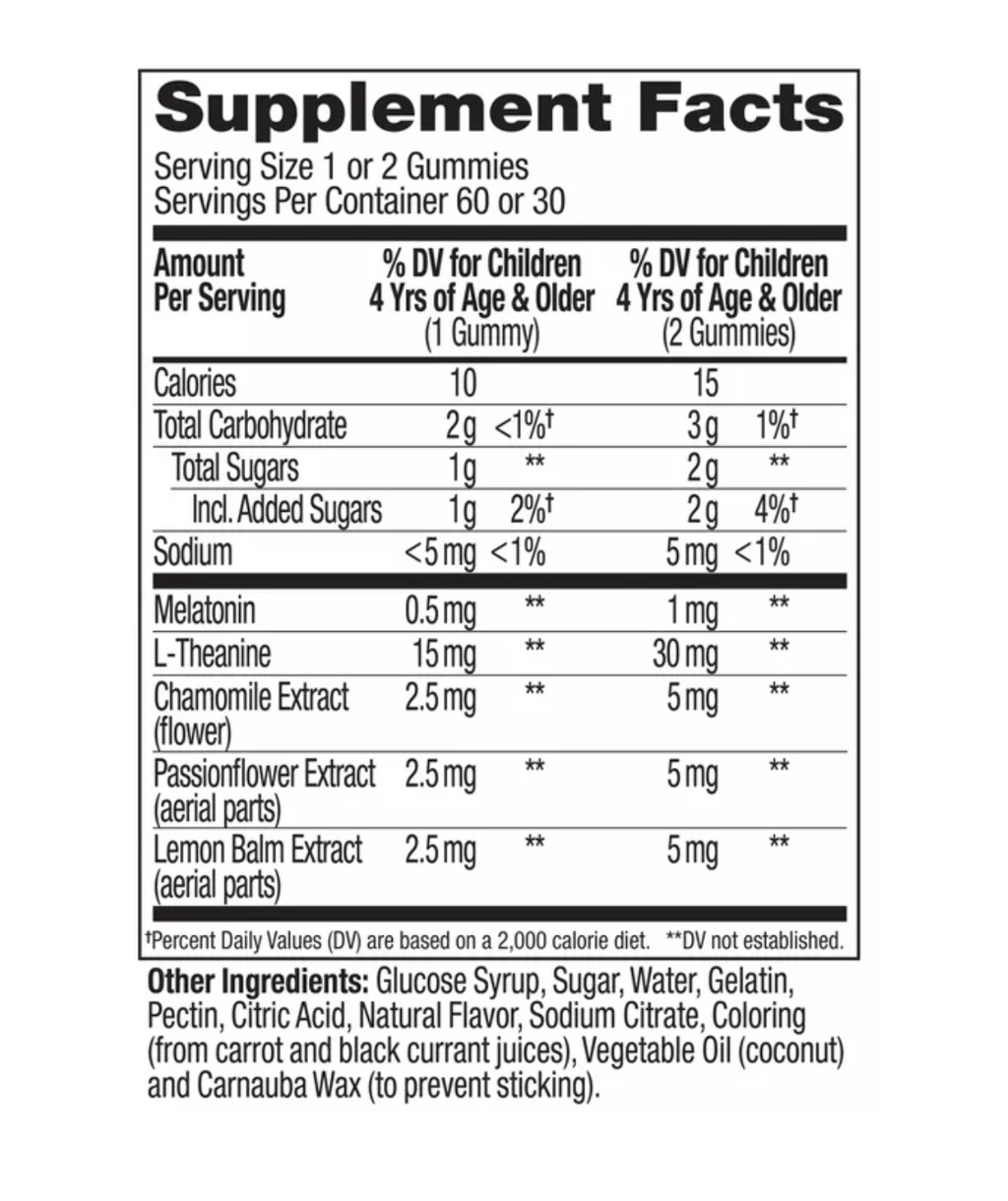 OLLY KIDS SLEEP MULTIVITAMINS GUMMIES