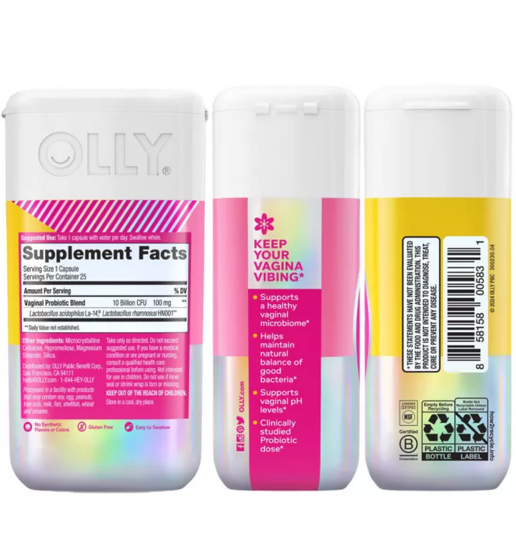 OLLY TOTAL WOMEN’S WELLNESS, LOVIN’ LIBIDO, HAPPY HOO-HA, COMBAT CRAVINGS VARIETY 3-PACK