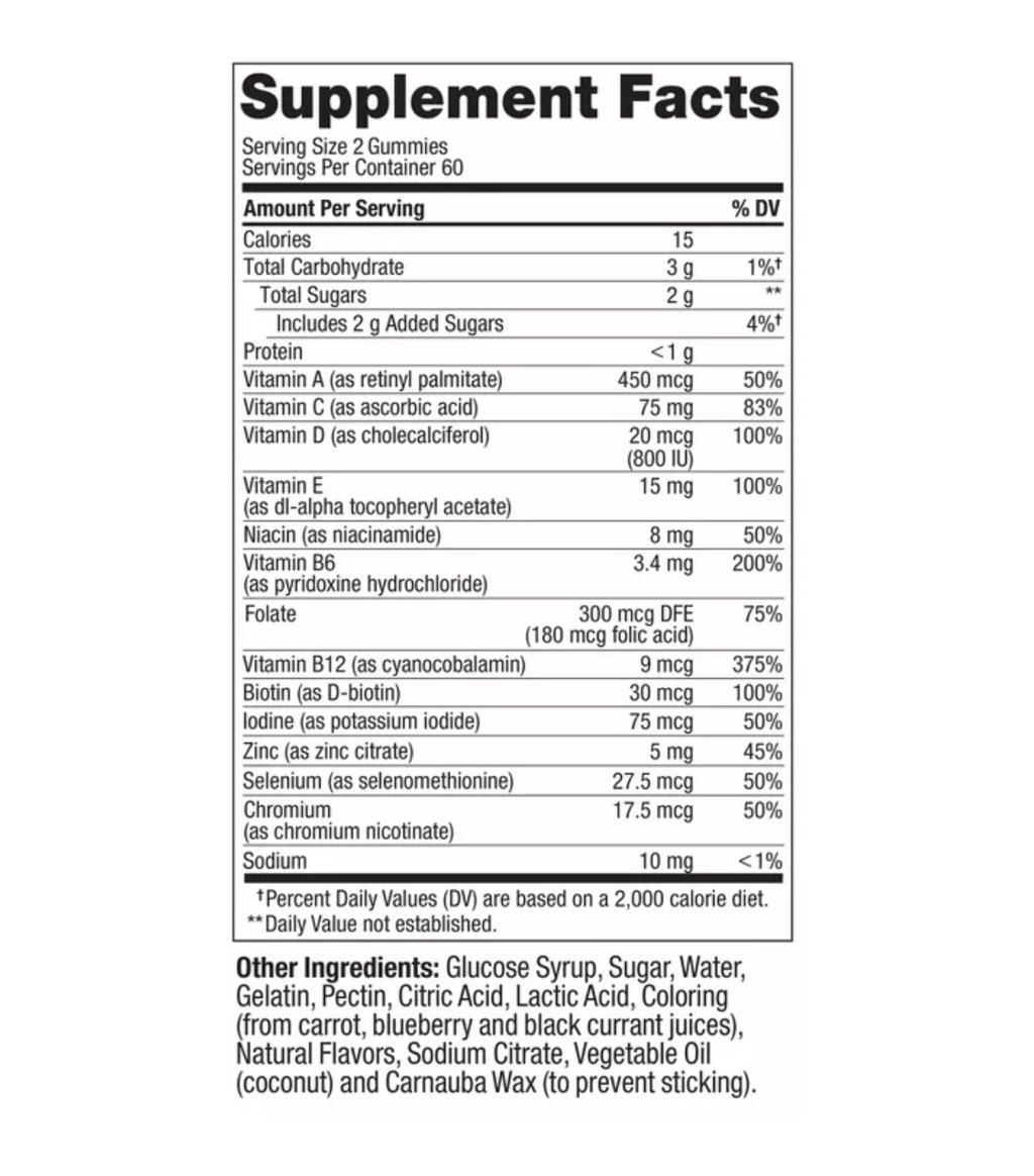 OLLY MEN'S MULTIVITAMINS GUMMIES