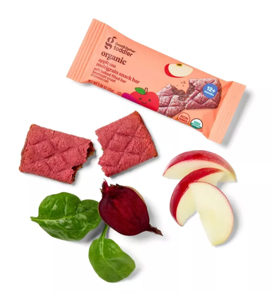 GOOD & GATHER ORGANIC TODDLER APPLE SNACK BAR