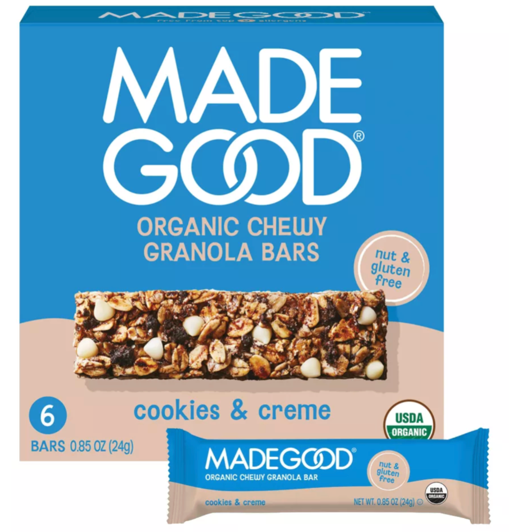MADE GOOD COOKIES & CREME GRANOLA BARS