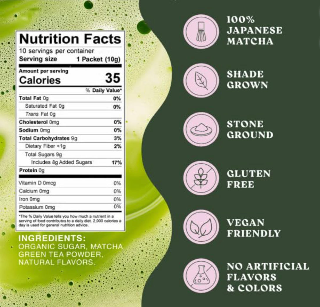 JAPON: HARMONY MATCHA STICKS