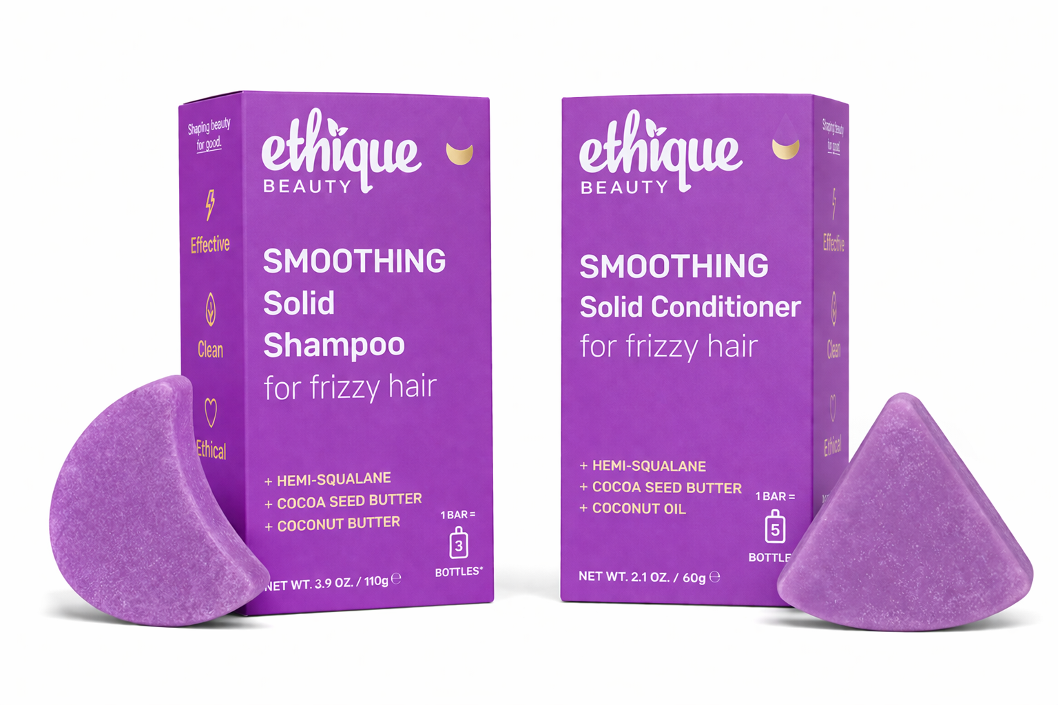 ETHIQUE NO FRIZZ SHAMPOO + CONDITIONER BAR